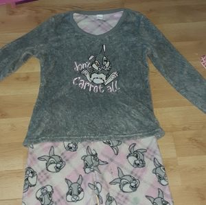 Disney Character Thumper 2 piece set pj's